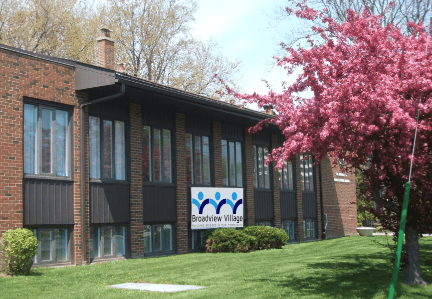 Broadview Village entrance