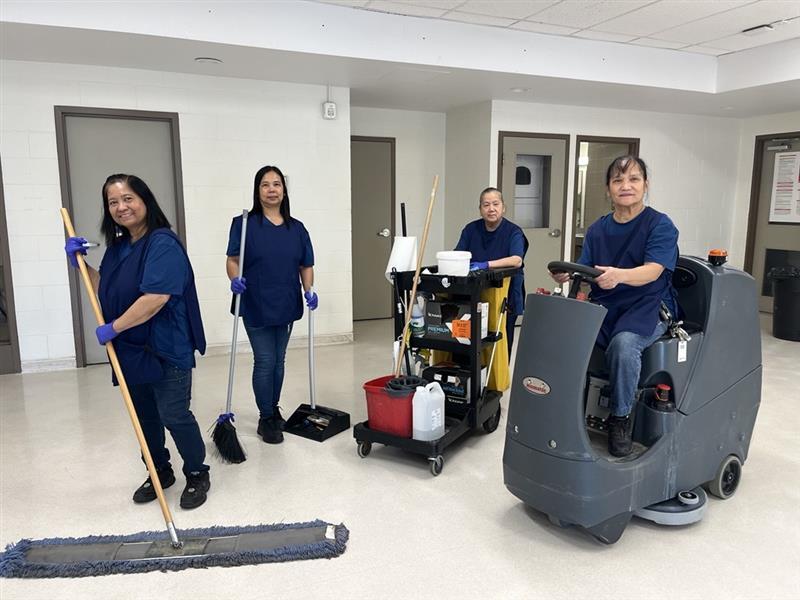 A team of staff in their line of duty at WCOH