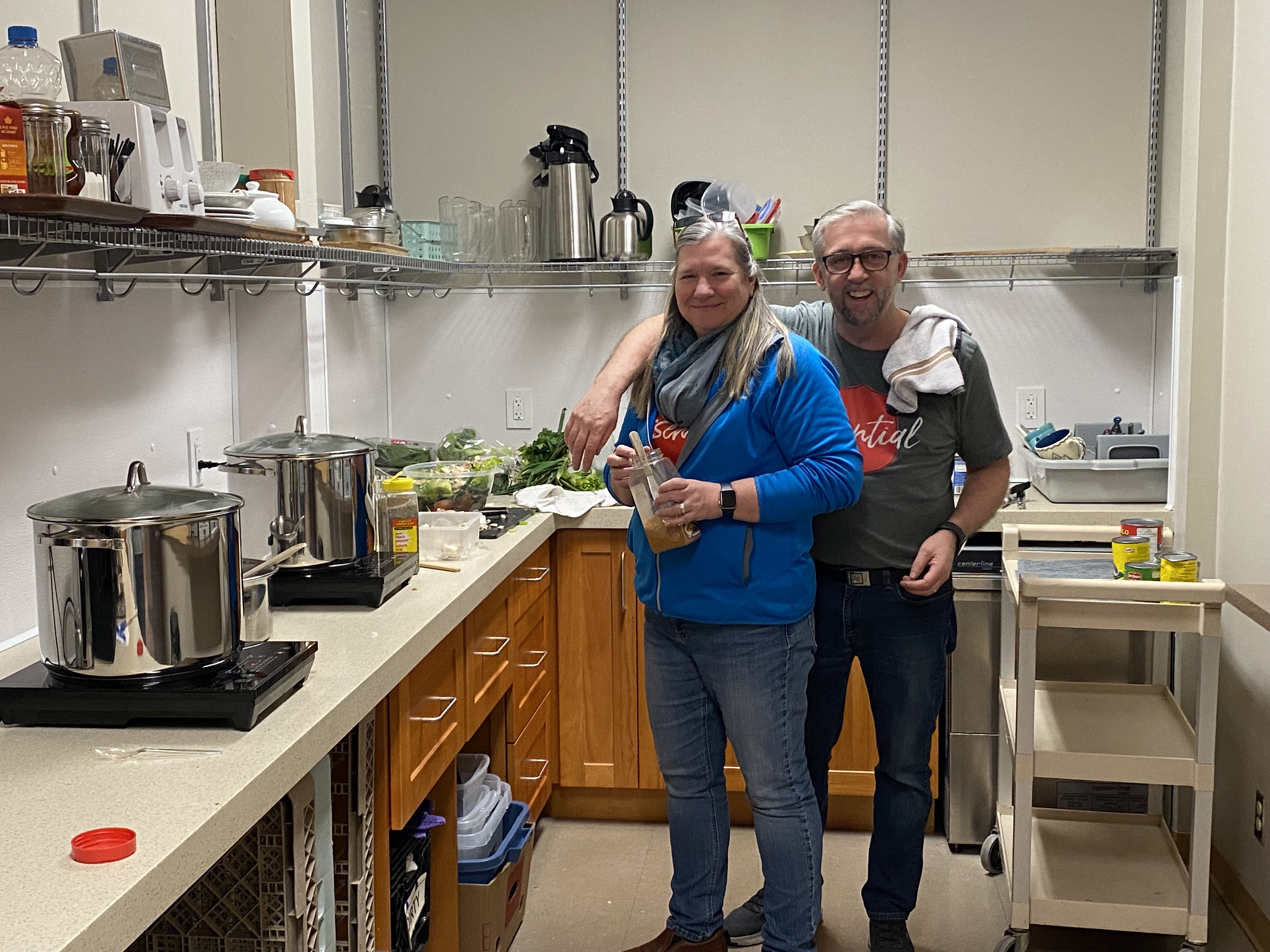 Majors Glynden Cross and Diane Cross