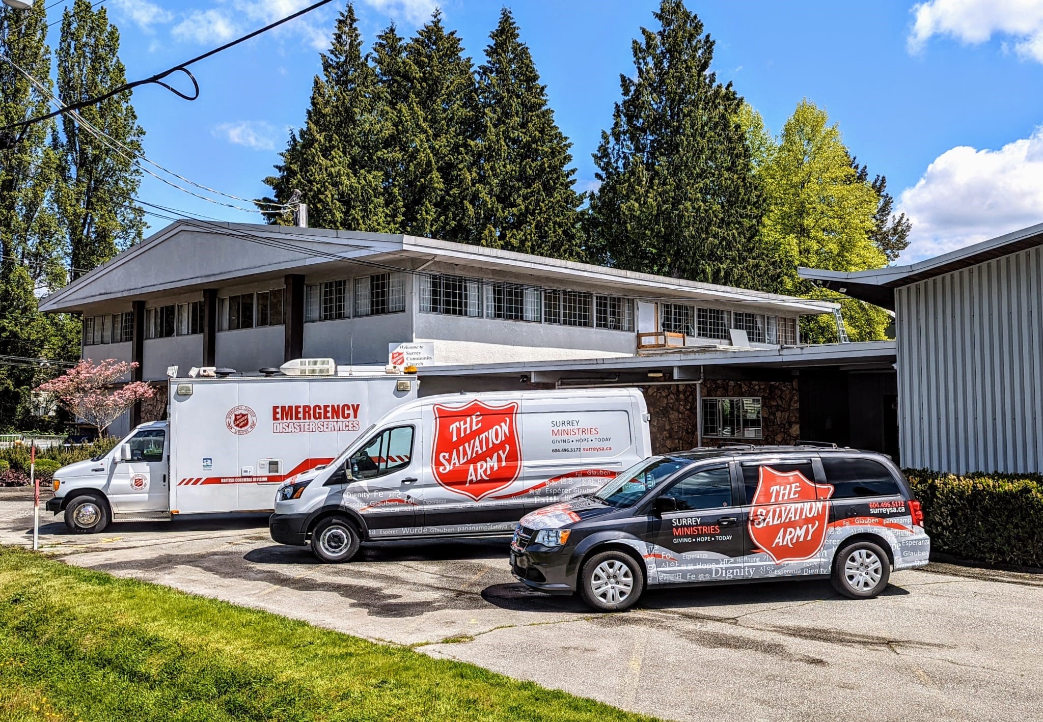 Surrey Ministries service vehicles