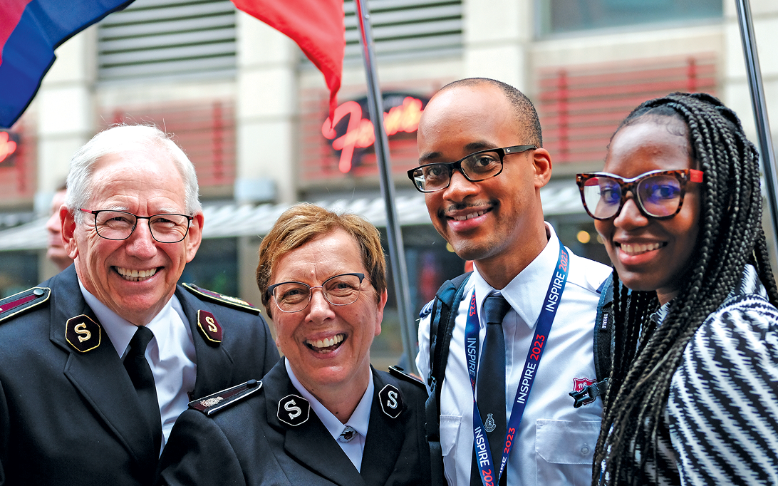 Image of a few members of  The Salvation Army Leadership